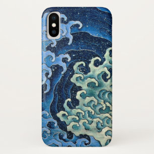 Hokusai Feminine Wave Vintage Ocean  iPhone X Case