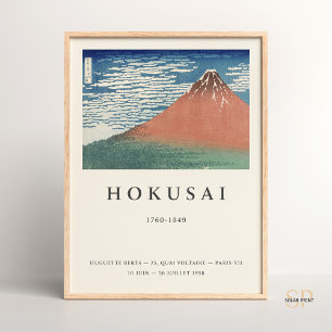 Hokusai Fine Wind Clear Morning Art Print Japanese