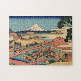 Hokusai - Fuji View Landscape Jigsaw Puzzle