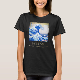 Hokusai Great Wave Japanese Edo Period Paintings C T-Shirt