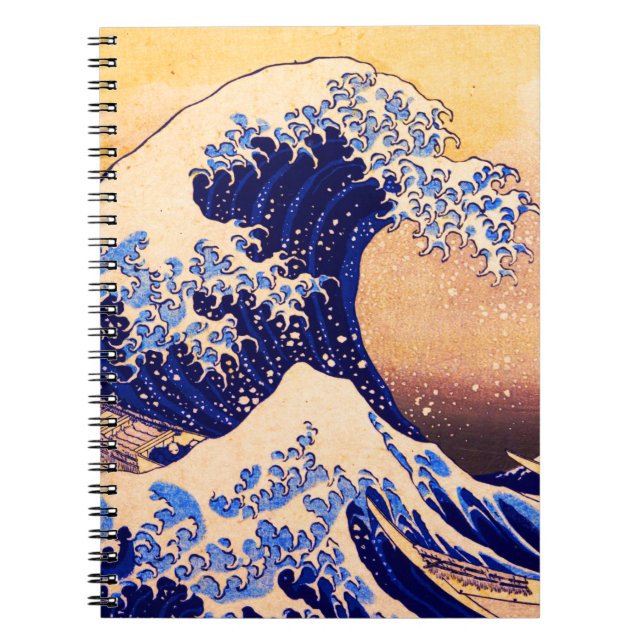 Hokusai great wave notebook (Front)