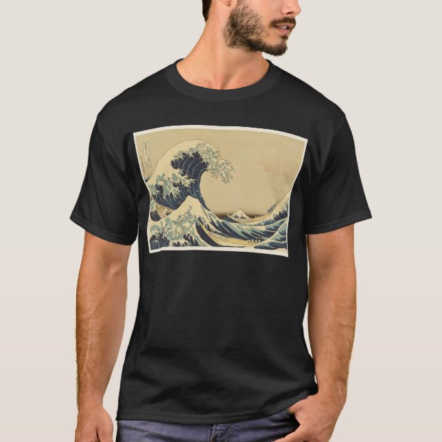 Hokusai Great Wave Off Kanagawa T-Shirt (Front)