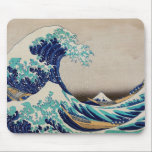 Hokusai Great Wave off Kanagawa. Vintage japan art Mouse Pad<br><div class="desc">Katsushika Hokusai "The Great Wave off Kanagawa" mouse pad. Vintage japan illustration.</div>