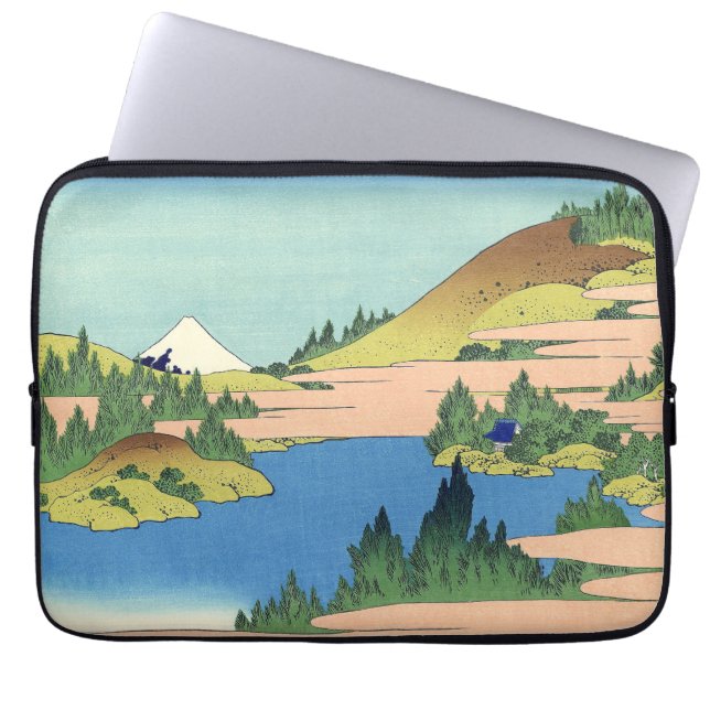 Hokusai Hakone Lake in Sagami Province  Laptop Sleeve (Front)