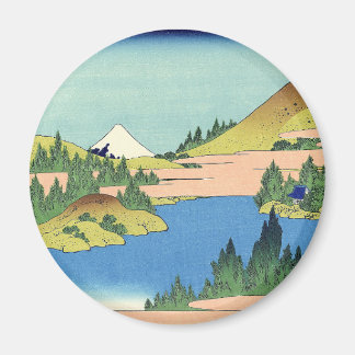 Hokusai Hakone Lake in Sagami Province  Magnet