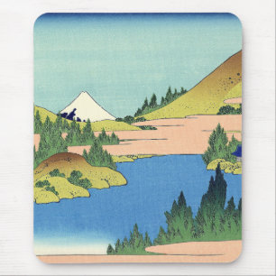 Hokusai Hakone Lake in Sagami Province Mouse Pad