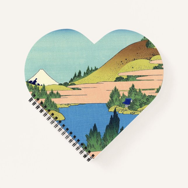 Hokusai Hakone Lake in Sagami Province   Notebook (Front)