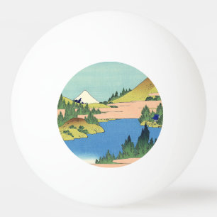 Hokusai Hakone Lake in Sagami Province Ping Pong Ball