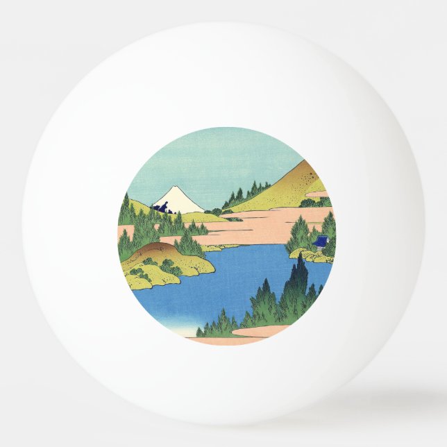 Hokusai Hakone Lake in Sagami Province     Ping Pong Ball (Front)