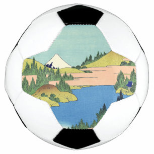 Hokusai Hakone Lake in Sagami Province    Soccer Ball