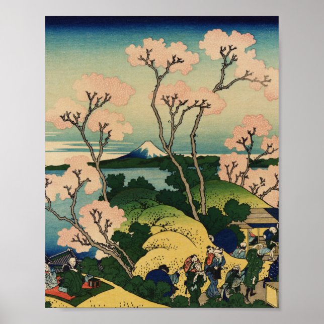 Hokusai Katsushika - Goten-Yama-Hill, Shinagawa Poster (Front)
