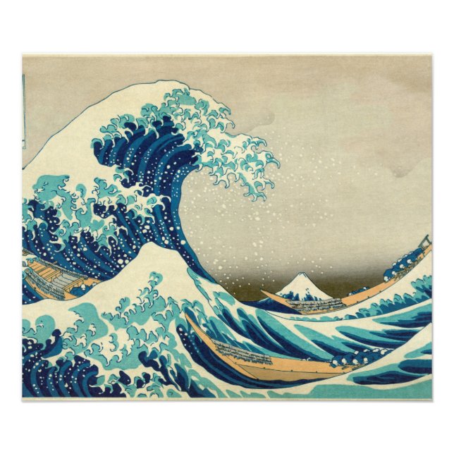 Hokusai Katsushika - Great Waves Photo Print (Front)