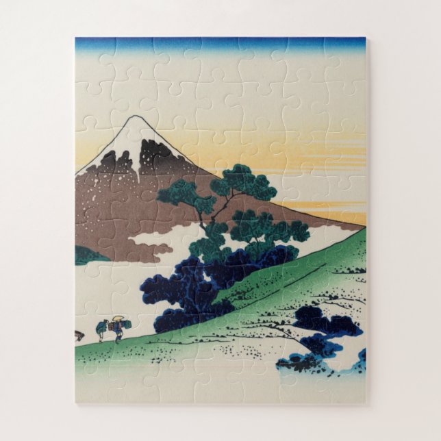 Hokusai Katsushika - Inume Pass Jigsaw Puzzle (Vertical)