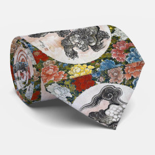 Hokusai KATSUSHIKA "Karajishi-zu" , Hokusai , Kara Tie