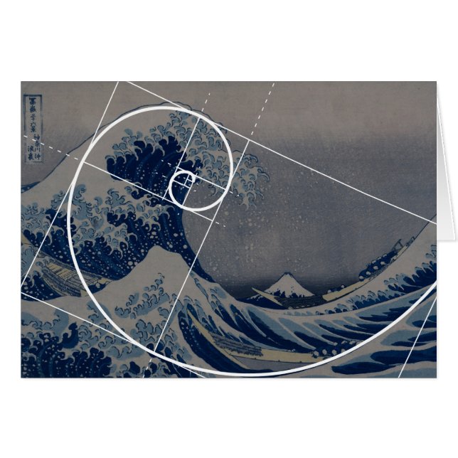 Hokusai Meets Fibonacci, Golden Ratio (Front Horizontal)
