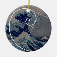 Hokusai Meets Fibonacci, Golden Ratio