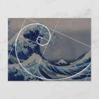 Hokusai Meets Fibonacci, Golden Ratio