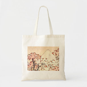 Hokusai Mount Fuji Cherry Blossoms Tote Bag
