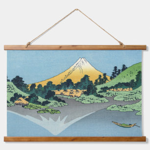 Hokusai - Mount Fuji Reflects in Lake Kawaguchi Hanging Tapestry