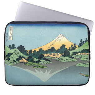 Hokusai Mount Fuji reflects in Lake Kawaguchi Laptop Sleeve