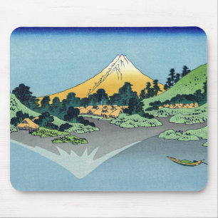 Hokusai - Mount Fuji Reflects in Lake Kawaguchi Mouse Pad