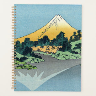 Hokusai - Mount Fuji Reflects in Lake Kawaguchi Planner