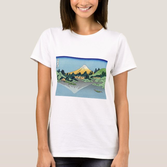 Hokusai - Mount Fuji Reflects in Lake Kawaguchi T-Shirt (Front)