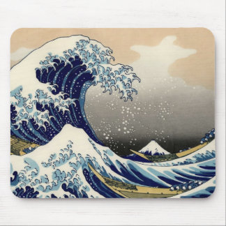 hokusai mouse pad