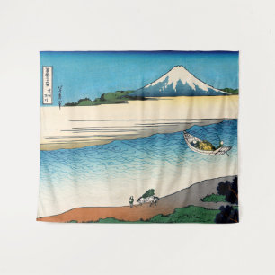 Hokusai - Tama river in the Musashi province Tapestry