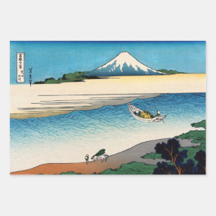 Hokusai - Tama river in the Musashi province Wrapping Paper Sheet