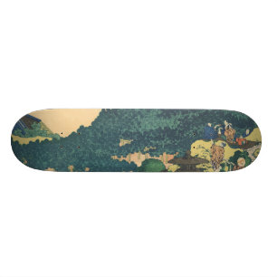 Hokusai: The Circular Pine Trees of Aoyama Skateboard