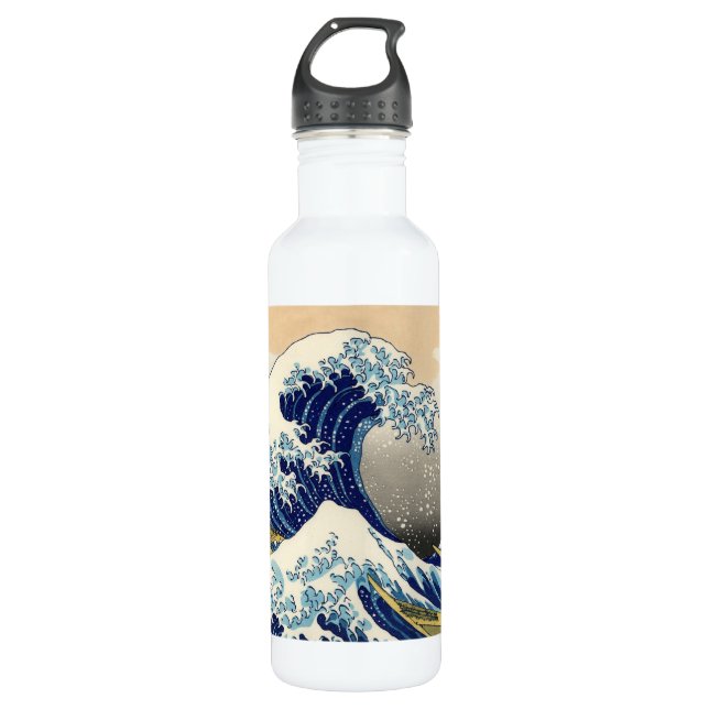 Hokusai The Great Wave 710 Ml Water Bottle (Front)