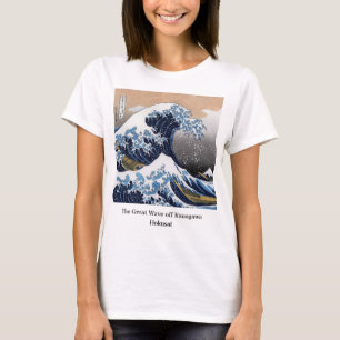 Hokusai , "The Great Wave of Kanagawa" T-Shirt