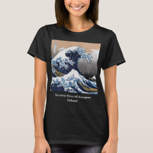 Hokusai , "The Great Wave of Kanagawa" T-Shirt