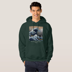 Hokusai , “ The Great Wave off Kanagawa ” Hoodie