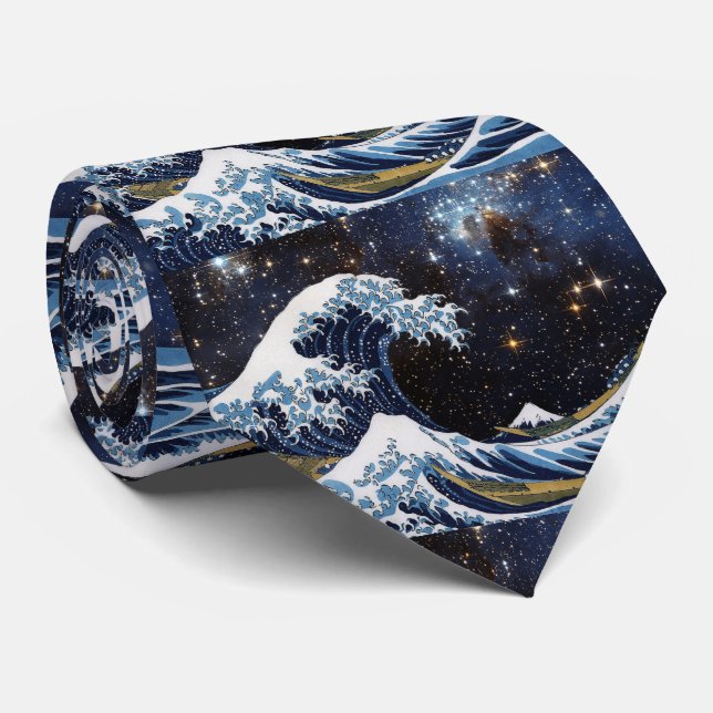 Hokusai , The Great Wave off Kanagawa + LH 95 Tie (Rolled)
