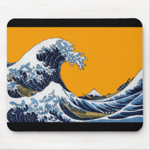 Hokusai , “The Great Wave off KANAGAWA ” Mouse Pad