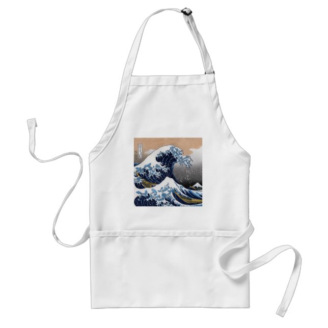 Hokusai , “ The Great Wave off Kanagawa ” Standard Apron (Front)