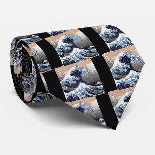 Hokusai, "The Great Wave off Kanagawa" Tie