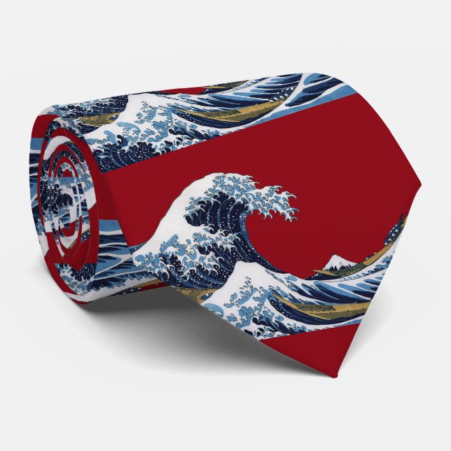 Hokusai , The Great Wave off Kanagawa Tie (Rolled)