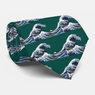 Hokusai, “ The Great Wave off Kanagawa ” Tie
