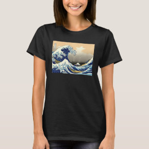 Hokusai The great wave off kanagawa Vintage Japane T-Shirt
