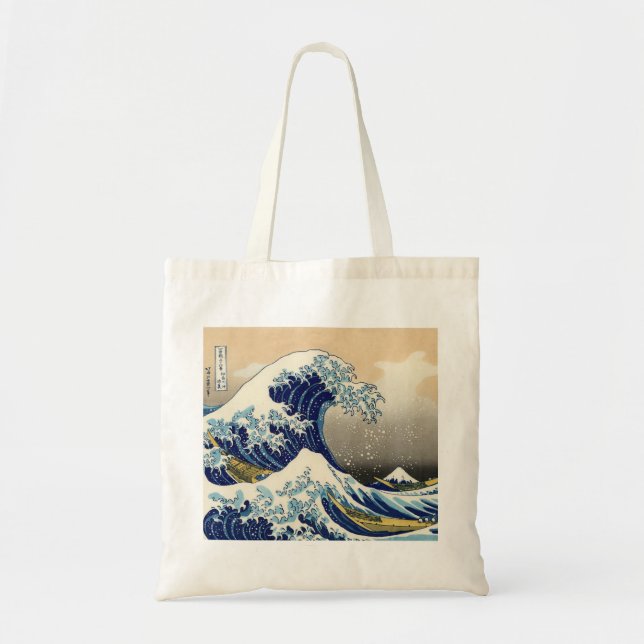 Hokusai The Great Wave Tote Bag (Front)