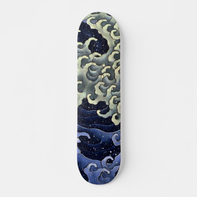 Hokusai Wave 2 Skateboard (Front)