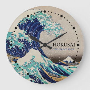Hokusai's The Great Wave Wall Clock