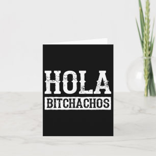 Hola Achos Drinko Squad Fiesta Funny Cinco De Mayo Card