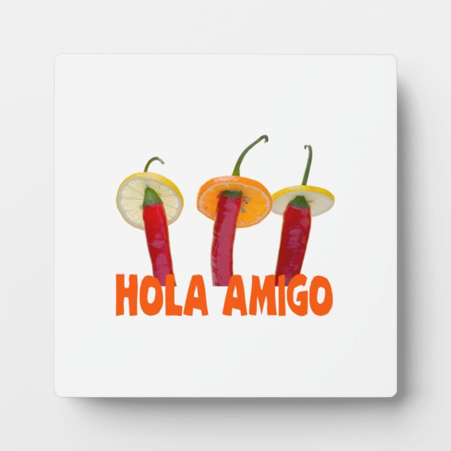 Hola Amigo Plaque (Front)