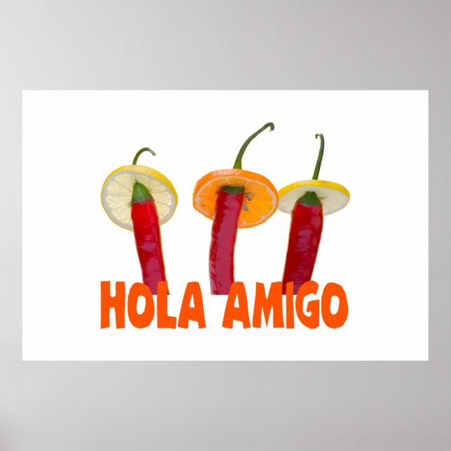 Hola Amigo Poster (Front)