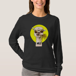 Hola Llama Farm Cute Llama T-Shirt