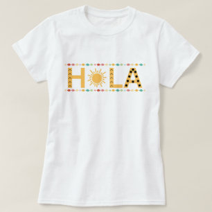 Hola Shirt,Spanish Hola Tshirt,Hello Spanish Shirt